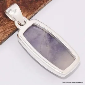 Pendentif rectangulaire en Jaspe Tiffany - Pendentifs pierres naturelles