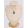 Pendentif rectangulaire en Jaspe Tiffany Pendentifs pierres naturelles BK84.1