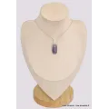 Pendentif rectangulaire en Jaspe Tiffany - Pendentifs pierres naturelles