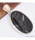 Pendentif authentique Nuumite ovale reflets bleus Pendentifs pierres naturelles BK85.1