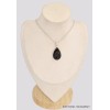 Pendentif authentique Nuumite forme goutte reflets cuivre Bijoux en Nuumite BK85.2