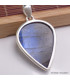 Gros Pendentif goutte Labradorite bleue grade AAA Bijoux en Labradorite Bleue BK88.2