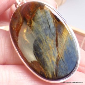 Extraordinaire Pietersite qualité AAA gris fauve Pendentifs pierres naturelles BK89