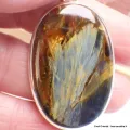 Extraordinaire Pietersite qualité AAA gris fauve - Pendentifs pierres naturelles