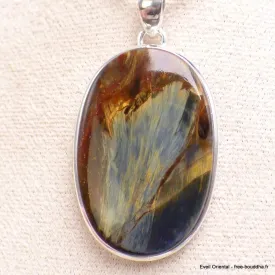 Extraordinaire Pietersite qualité AAA gris fauve - Pendentifs pierres naturelles