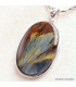 Extraordinaire Pietersite qualité AAA gris fauve Pendentifs pierres naturelles BK89