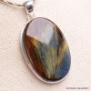 Extraordinaire Pietersite qualité AAA gris fauve Pendentifs pierres naturelles BK89