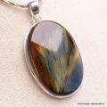 Extraordinaire Pietersite qualité AAA gris fauve - Pendentifs pierres naturelles