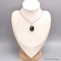 Pendentif oval en Pietersite qualité AAA gris fauve-cz - Pendentifs pierres naturelles