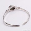 Bracelet jonc en Pyrite dorée et zirconium Bijoux en Pyrite BK87.6