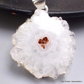 Pendentif Quartz solaire naturel stalactite 