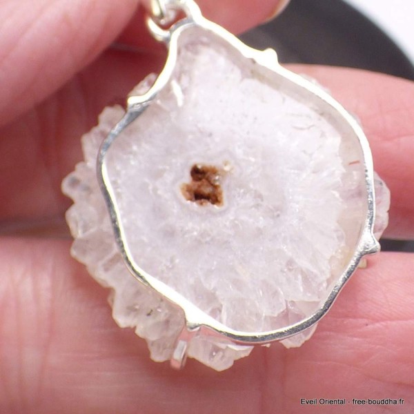 Pendentif Quartz solaire naturel stalactite Pendentifs pierres naturelles BK90