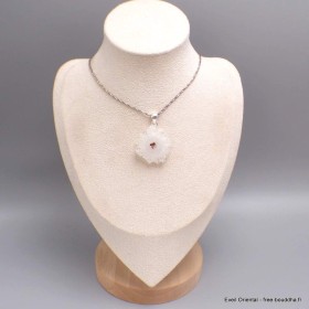 Pendentif Quartz solaire naturel stalactite Pendentifs pierres naturelles BK90