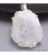 Pendentif Quartz solaire naturel stalactite 2 yeux Bijoux en Quartz BK90.1