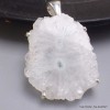 Pendentif Quartz solaire naturel stalactite 2 yeux Bijoux en Quartz BK90.1