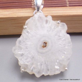 Pendentif en Quartz solaire naturel stalactite Bijoux en Quartz BK90.2