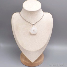 Pendentif en Quartz solaire naturel stalactite Bijoux en Quartz BK90.2