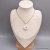 Pendentif argent Quartz solaire naturel stalactite  Bijoux en Quartz BK90.3