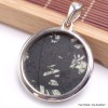 Gros pendentif rond en Jaspe Calligraphie Bijoux en Jaspe BK91.1