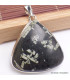 Pendentif triangulaire en Jaspe Calligraphie Bijoux en Jaspe BK91.2