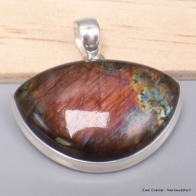 Pendentif Labradorite violette forme marquise 