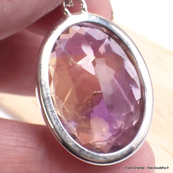 Pendentif en Amétrine facettée grade AAA Bijoux en Amétrine BK98.1