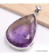 Gros pendentif goutte Ametrine facettée grade AAA Bijoux en Amétrine BK98.2