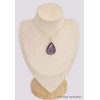 Gros pendentif goutte Ametrine facettée grade AAA Bijoux en Amétrine BK98.2