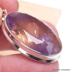 Pendentif en Ametrine naturelle facettée grade AAA 