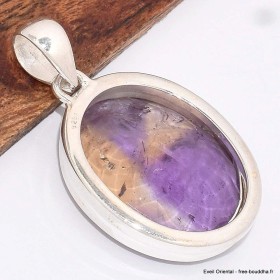 Pendentif en Ametrine naturelle facettée grade AAA 