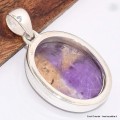 Pendentif en Ametrine non traitée facettée grade AAA Bijoux en Amétrine BK98.4