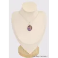 Pendentif en Ametrine non traitée facettée grade AAA - Bijoux en Amétrine
