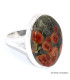 Obsidienne Peanut bague taille 61 Bagues pierres naturelles BK99.4