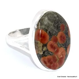 Obsidienne Peanut bague taille 61 - Bagues pierres naturelles