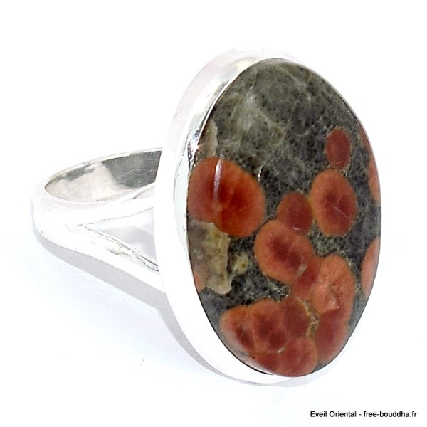 Obsidienne Peanut bague taille 61 Bagues pierres naturelles BK99.4