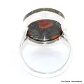 Obsidienne Peanut bague taille 61 - Bagues pierres naturelles