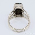 Bague Turquoise Mohave Pyrite (composite) taille 55 Bijoux en Turquoise BK101