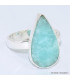 Bague Amazonite du Pérou forme goutte taille 58/59 Bijoux en Amazonite BK102.4