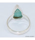 Bague Amazonite du Pérou forme goutte taille 55 Bijoux en Amazonite BK102.5