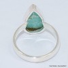 Bague Amazonite du Pérou forme goutte taille 55 Bijoux en Amazonite BK102.5