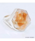 Bague Citrine stalactite naturelle taille 59/60 Bijoux en Citrine BK104.1