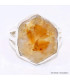 Bague Citrine stalactite 3 anneaux taille 59 Bijoux en Citrine BK104.5