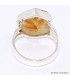 Bague Citrine stalactite 3 anneaux taille 59 Bijoux en Citrine BK104.5