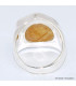 Bague Chevalière en Citrine tranche taille 54 Bijoux en Citrine BK104