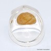 Bague Chevalière en Citrine tranche taille 54 Bijoux en Citrine BK104