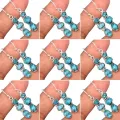 Boucles d'oreilles pendantes Apatite bleu néon - Bijoux en Apatite bleue