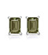 Clous d'oreilles Authentique Moldavite Bijoux en Moldavite BK110.1