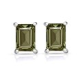 Clous d'oreilles Authentique Moldavite Bijoux en Moldavite BK110.1