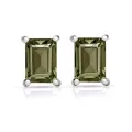 Clous d'oreilles Authentique Moldavite - Bijoux en Moldavite