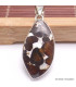 Pendentif en Pallasite (météorite) asymétrique Pendentifs pierres naturelles CWA55.3